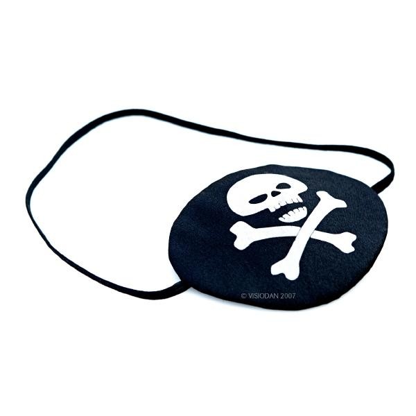 Pirate Eye Patch Skull and Crossbones