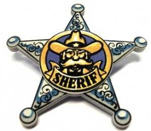 Cowboy / Western Foam Sheriff Badge